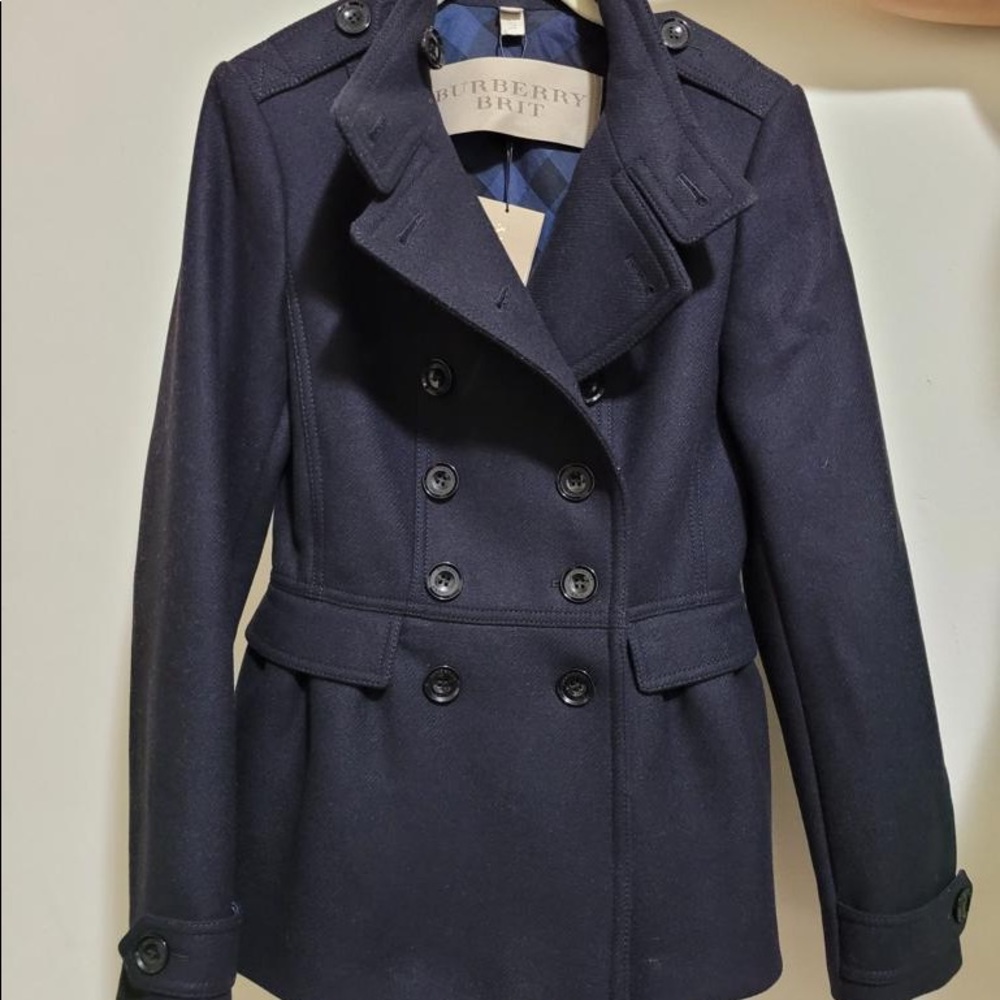 Burberry Brit Peacoat in Navy - Brand New with tags